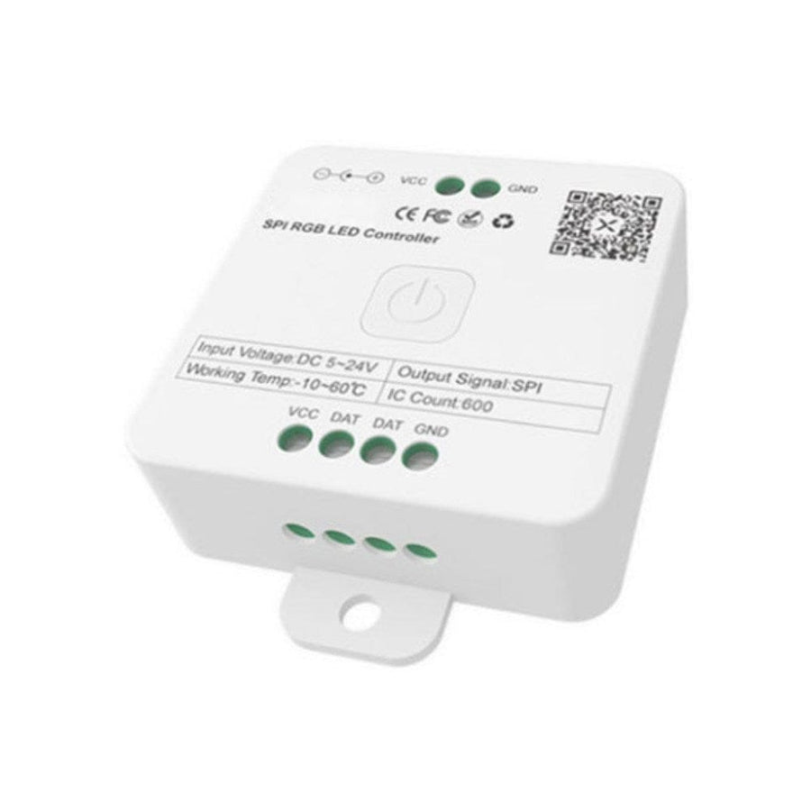 Richee Lighting Richee Lighting - 4 Zone Multi-Compatible Spi Rgb Ic Controller/Receiver - White