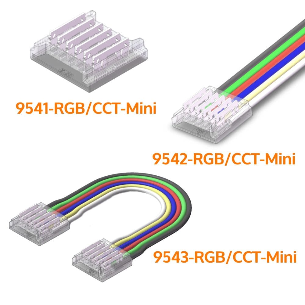 Richee Lighting Richee Lighting - Color Changing Tunable White Tape Light, SMD, 24V, 4.4W, RGB/CCT, 16.4 ft