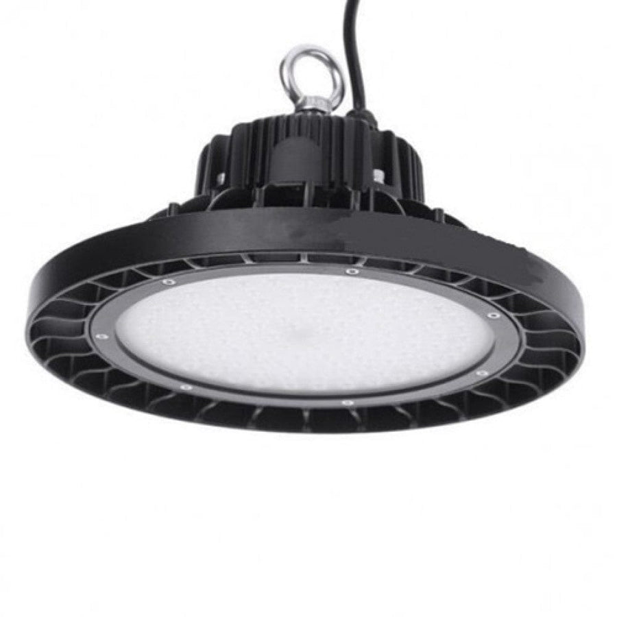 Richee Lighting Richee Lighting - Milky UFO High Bay, 150W, 40K-50K, 100-277V AC - Black