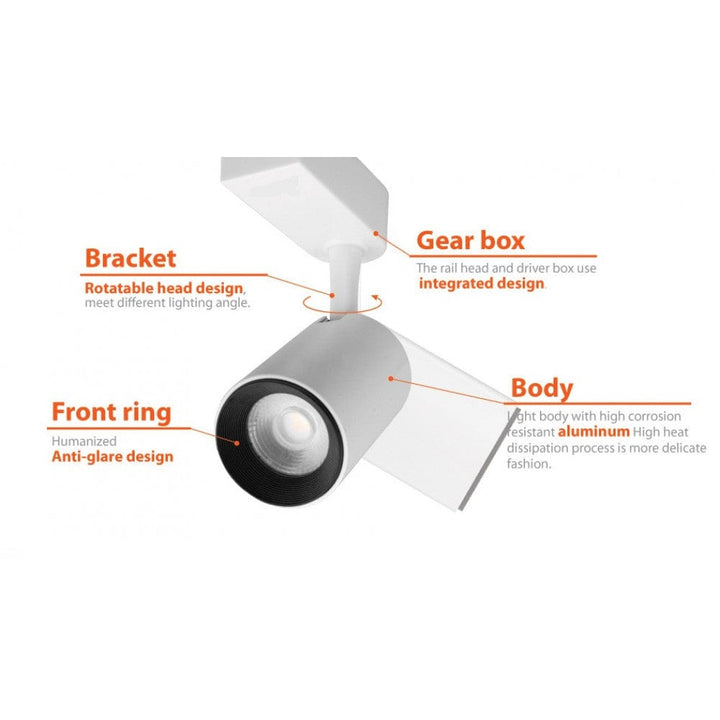 Richee Lighting Richee Lighting -  Mini Track Lightl 3CCT Selectable, 7W - White