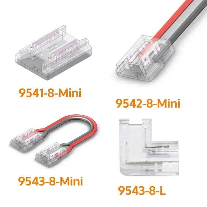 Richee Lighting Richee Lighting - Outdoor Accent Light Tape Light, COB, IP65, 24V, 3W, 2700K, 30 ft