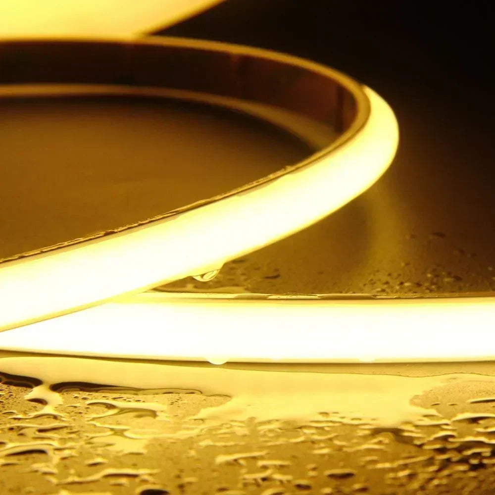 Richee Lighting Richee Lighting - Outdoor Milky Bright Tape Light, COB, IP67, 24V, 4.6W, 3000K, 16.4 ft
