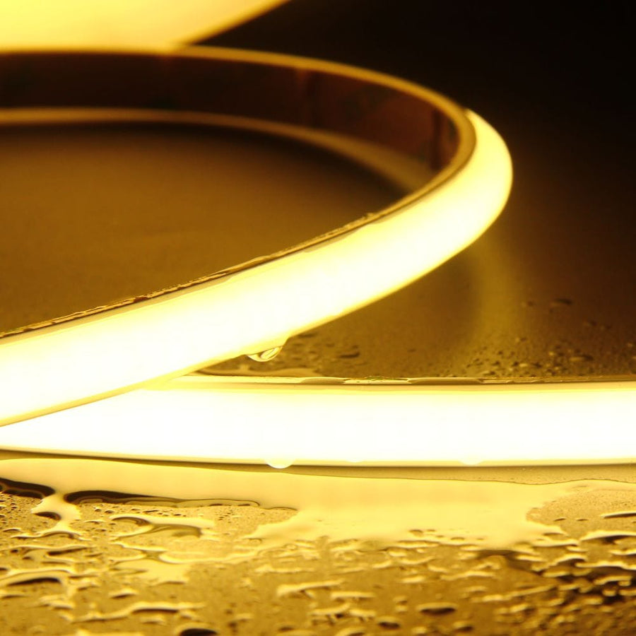 Richee Lighting Richee Lighting - Outdoor Milky Bright Tape Light, COB, IP67, 24V, 4.6W, 3000K, 16.4 ft