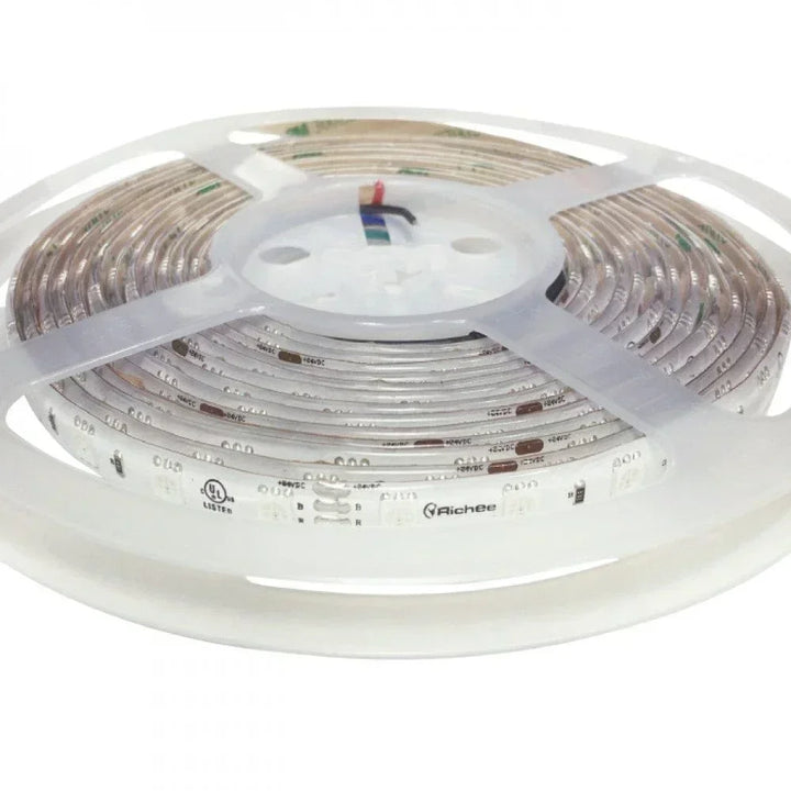 Richee Lighting Richee Lighting - Outdoor Tape Light, SMD, IP54, 12V, 4.4W, RGB, 16.4 ft