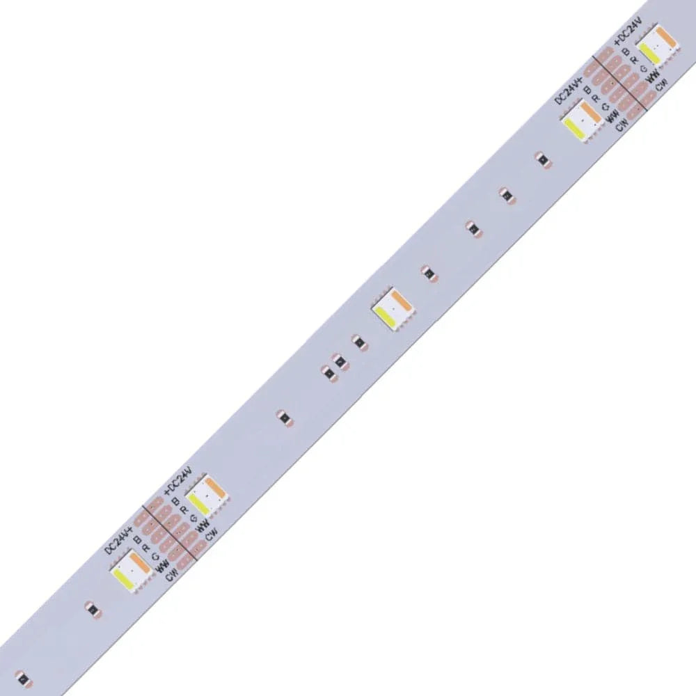 Richee Lighting Richee Lighting - Outdoor True White Tape Light, SMD, 24V, 2.2W, RGB/Amber+60K, 16.4 ft