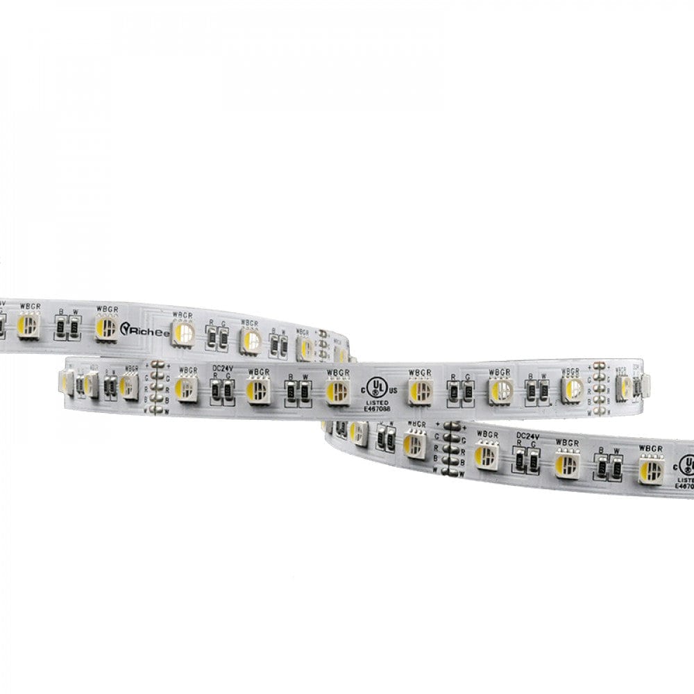 Richee Lighting Richee Lighting - Outdoor True White Tape Light, SMD, IP54, 24V, 4.4W, RGB/30K, 50 ft