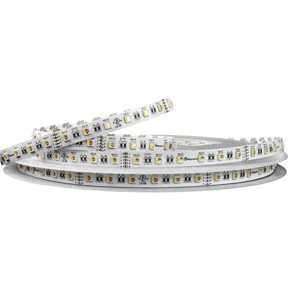 Richee Lighting Richee Lighting - Outdoor True White Tape Light, SMD, IP54, 24V, 4.4W, RGB/30K, 50 ft