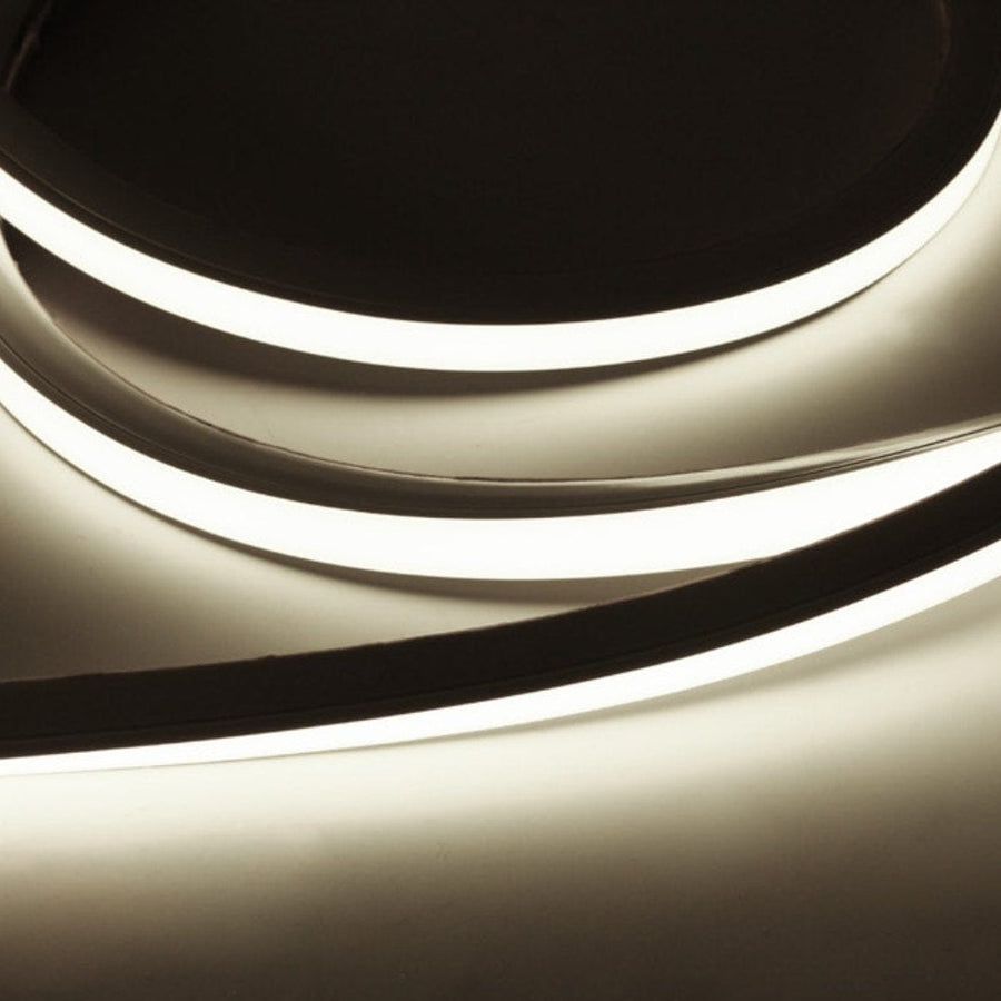 Richee Lighting Richee Lighting - Single Color Neon 3D Bendable Strip Tape Light, COB, IP67, 24V, 4.6W, 3000K, 16.4 ft