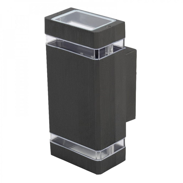 Richee Lighting Richee Lighting - Square Up And Down Wall Sconce, 12W, 30K, 100-277V AC - Black