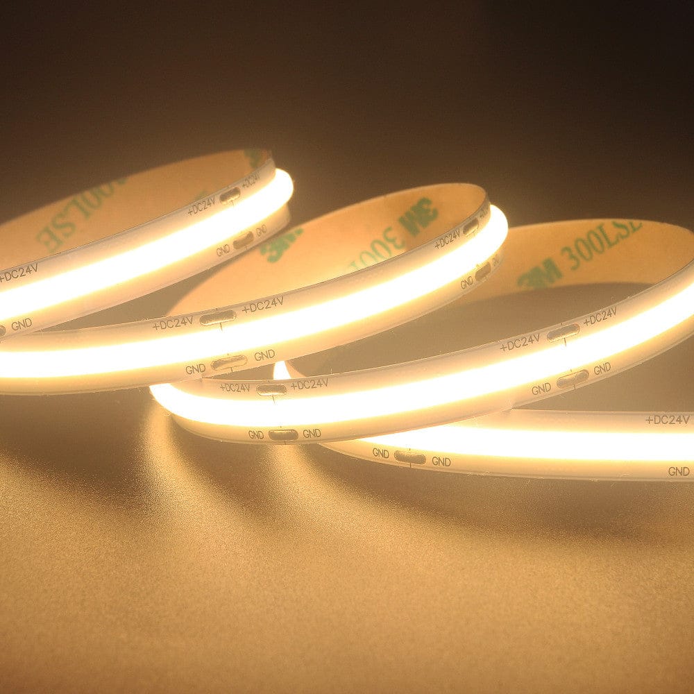 Richee Lighting Richee Lighting -  Waterflow COB Chase Tape light, 24V, 3.6W, 3000K, 16.4 ft