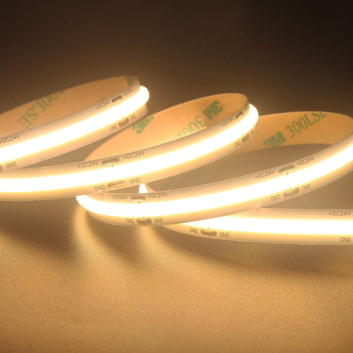 Richee Lighting Richee Lighting -  Waterflow COB Chase Tape light, 24V, 3.6W, 3000K, 16.4 ft