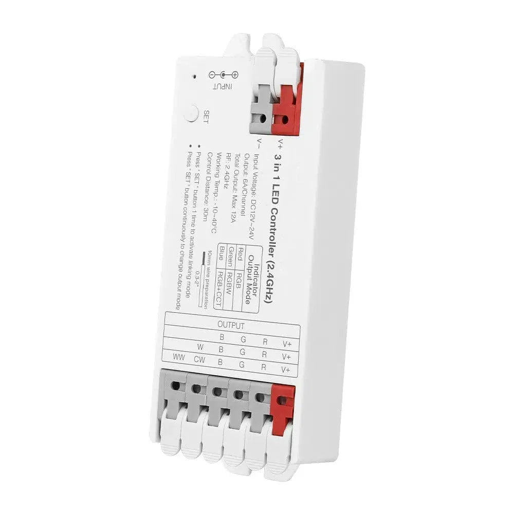 Richee Lighting Richee - Mi Light 3 In 1 Rgb/Rgbw/Rgb+Cct Receiver