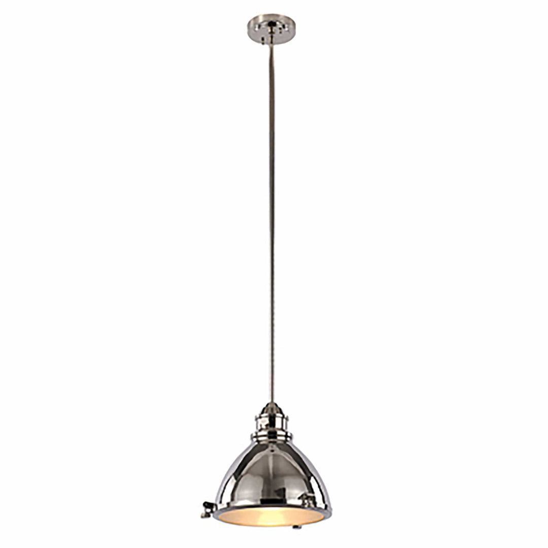 Trans Globe 1 - Light 13" Retro Indust - Polished Nickel