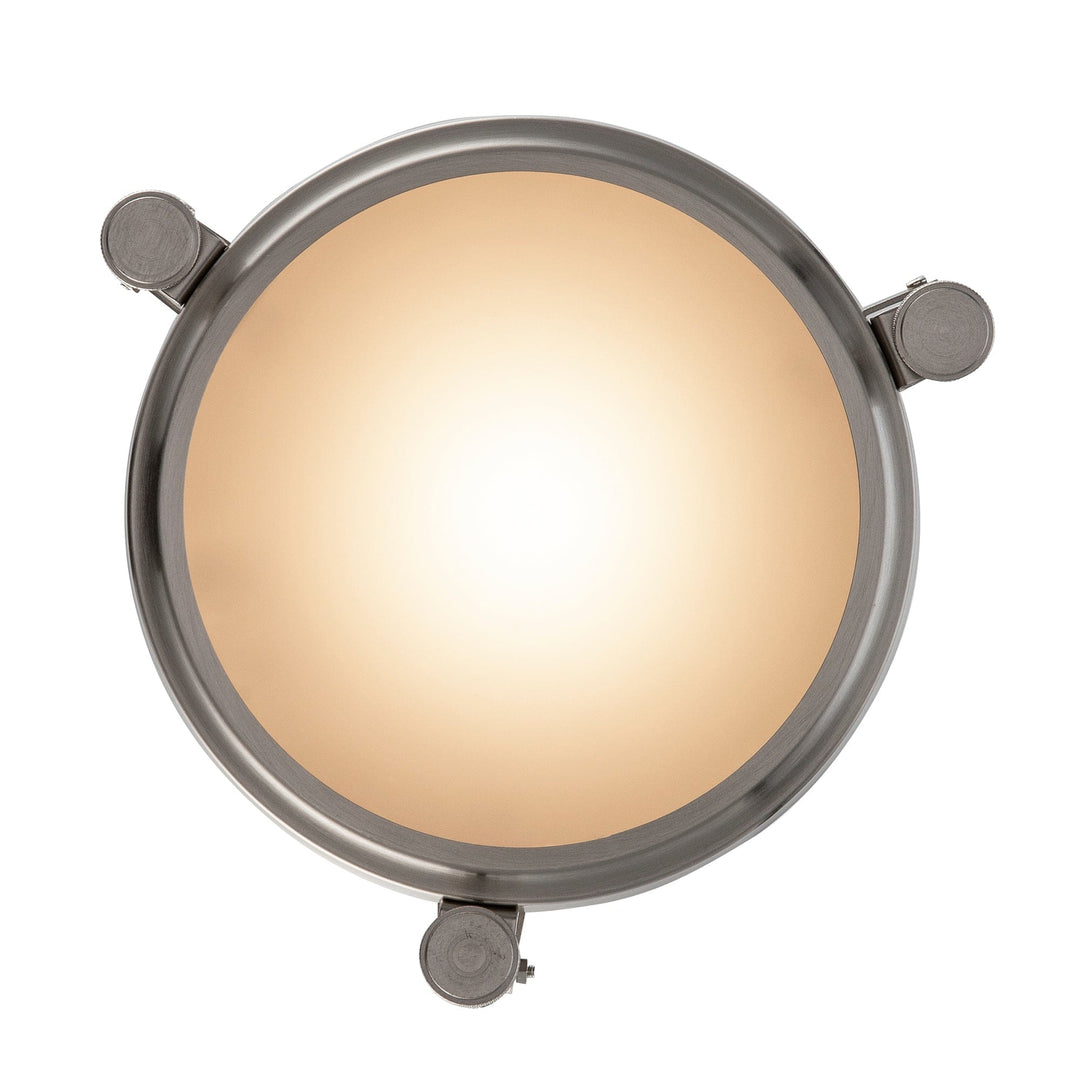 Trans Globe 1 - Light 7" Retro Indust  - Brushed Nickel