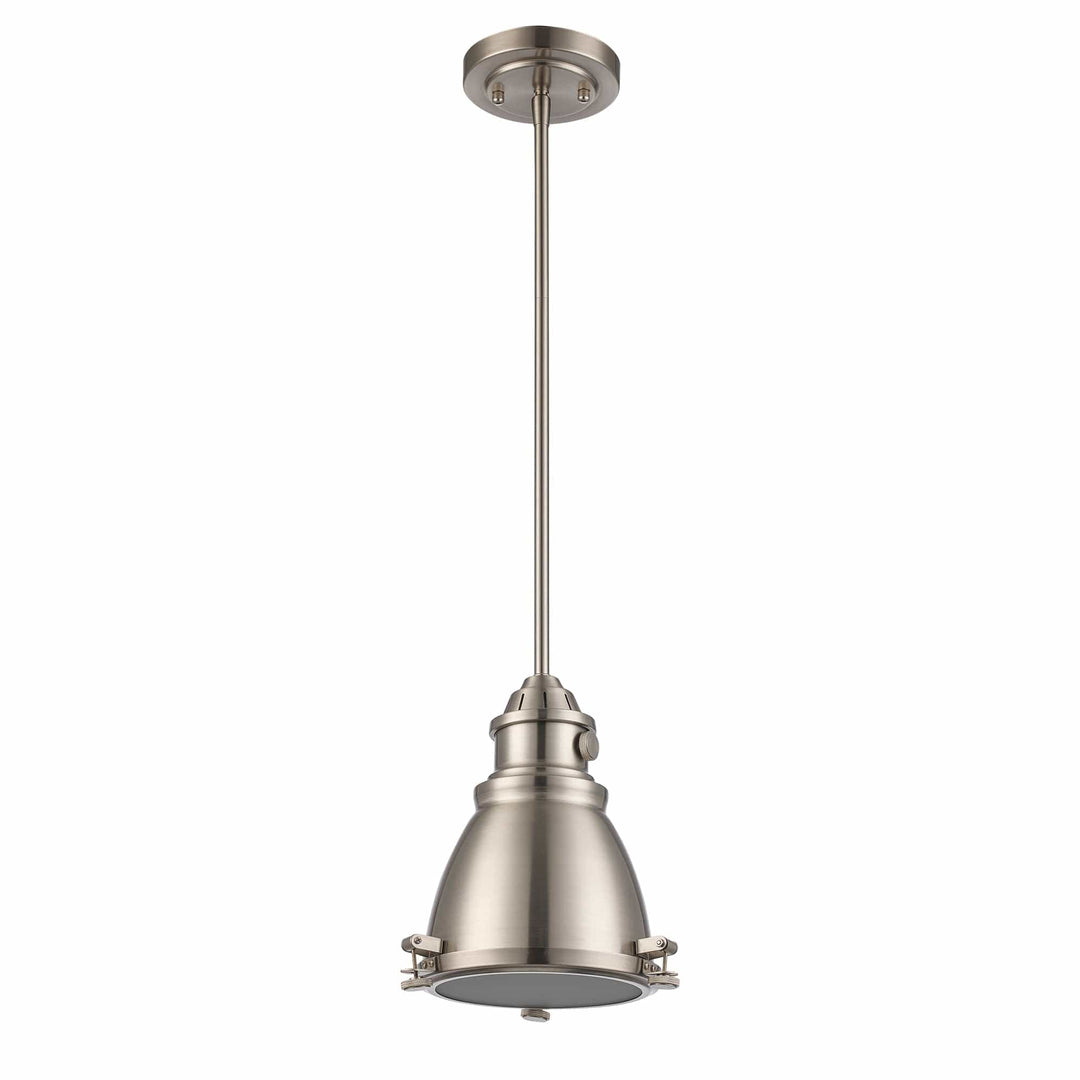 Trans Globe 1 - Light 7" Retro Indust  - Brushed Nickel