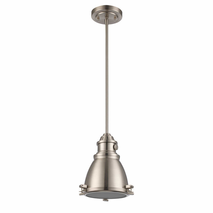 Trans Globe 1 - Light 7" Retro Indust  - Brushed Nickel