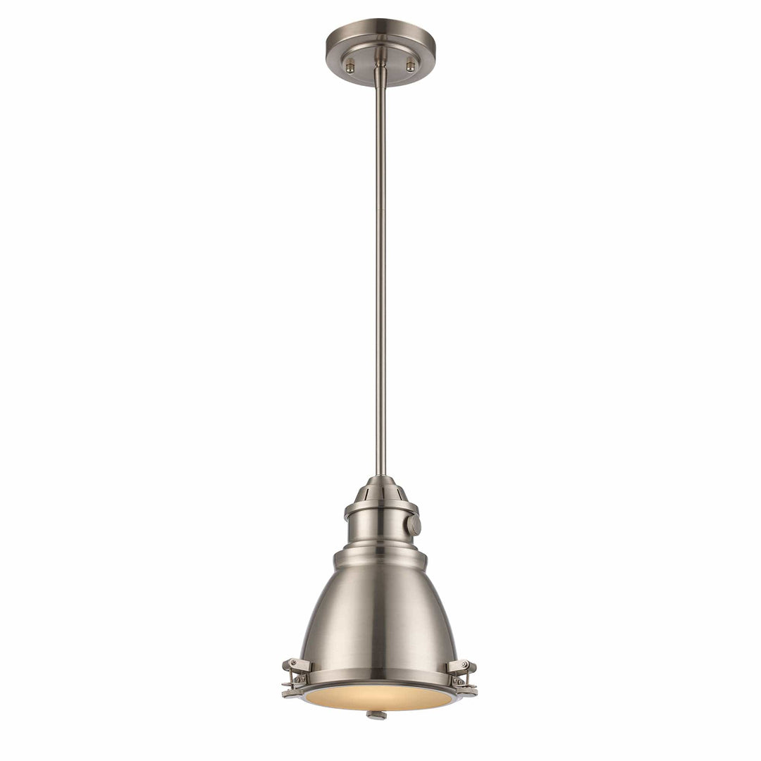 Trans Globe 1 - Light 7" Retro Indust  - Brushed Nickel