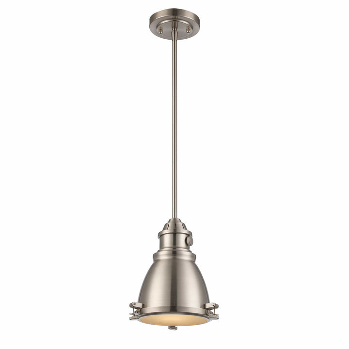 Trans Globe 1 - Light 7" Retro Indust  - Brushed Nickel