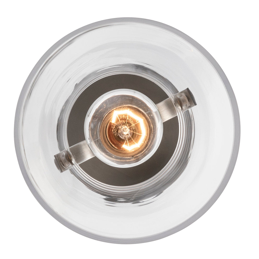 Trans Globe 1-Light Curry  Shaded Mini Top Handle -Brushed Nickel