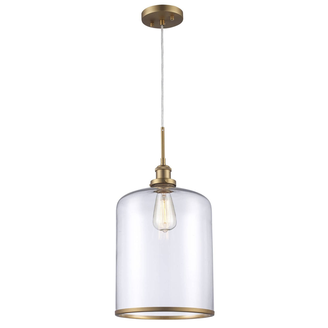 Trans Globe 1-light Dorina Jar-Shaped Leg Down Clear - Antique Gold