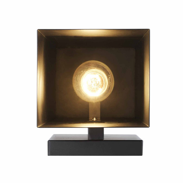 Trans Globe 1-Light Flush Metal Rectangular Outdoor Wall Sconce - Matte Black