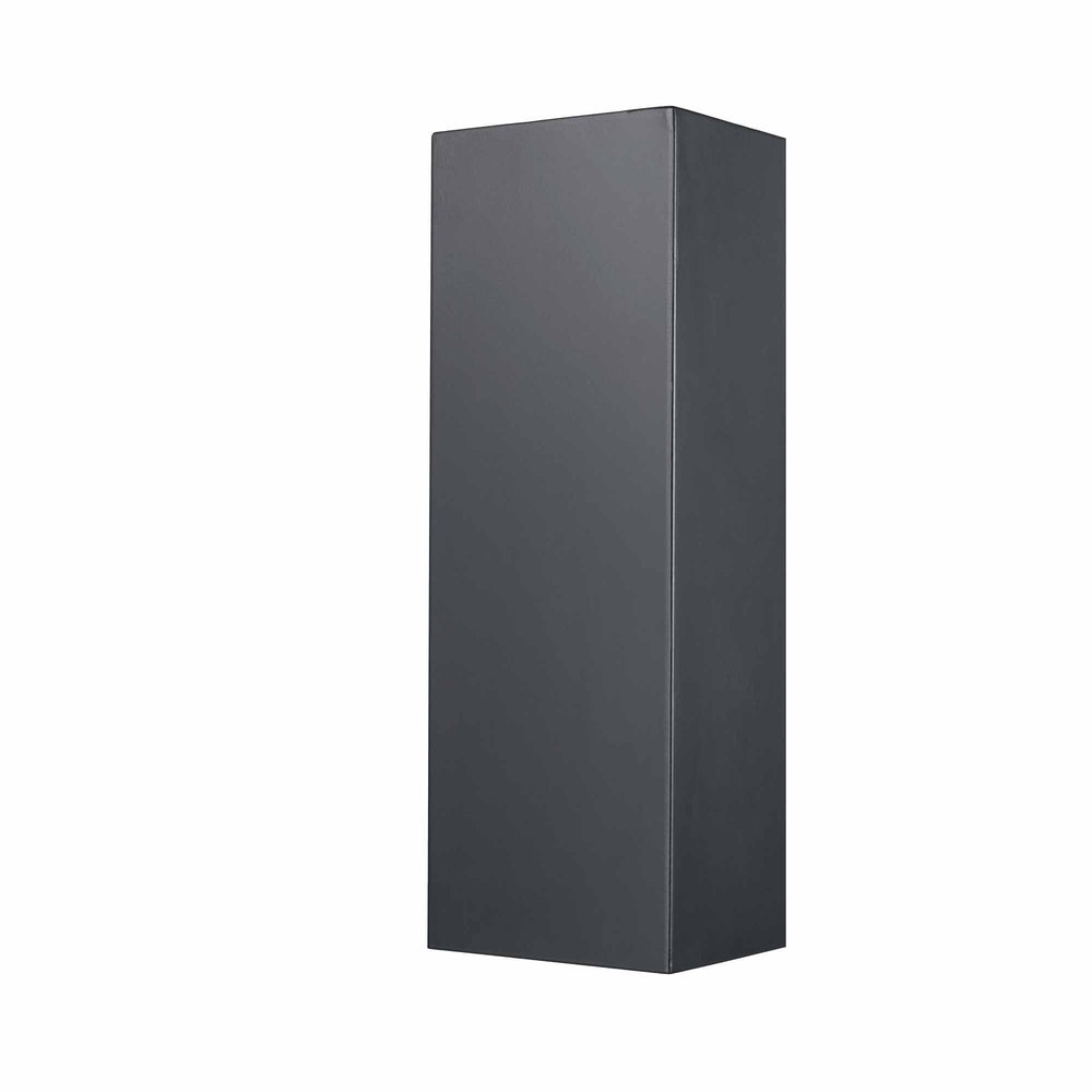 Trans Globe 1-Light Flush Metal Rectangular Outdoor Wall Sconce - Matte Black