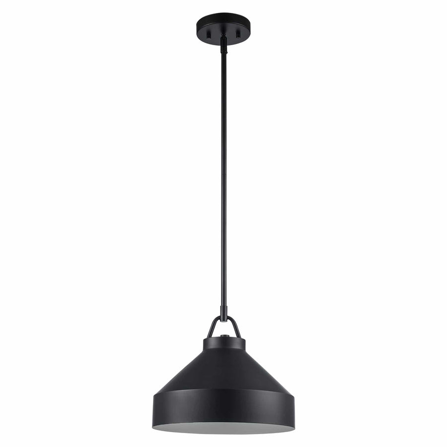 Trans Globe 1-light Lowen Dome 12 Bucket -  Black