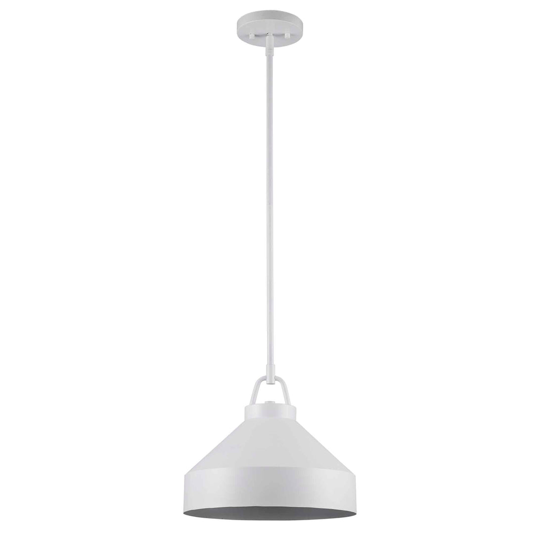 Trans Globe 1-light Lowen Dome 12 Bucket - White