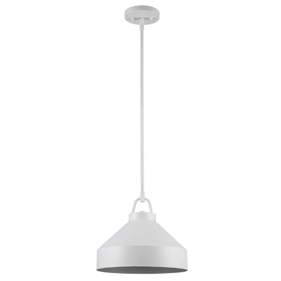 Trans Globe 1-light Lowen Dome 12 Bucket - White