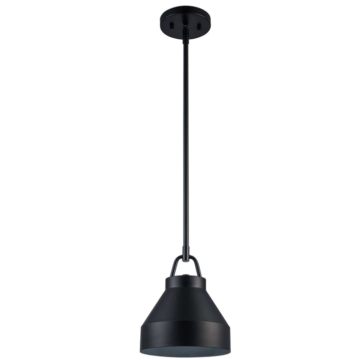 Trans Globe 1-light Lowen Dome Bucket -  Black