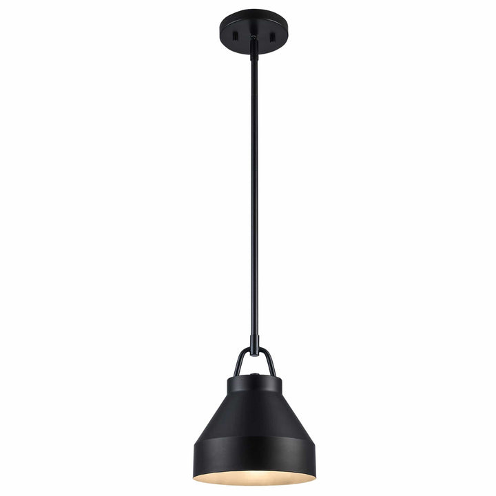 Trans Globe 1-light Lowen Dome Bucket -  Black