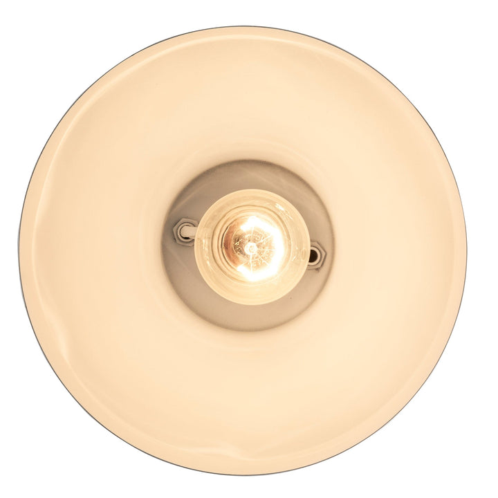 Trans Globe 1-light Lowen Dome Bucket - White