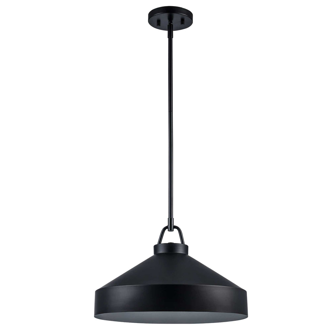 Trans Globe 1-light Lowen Industrial Bucket - Black