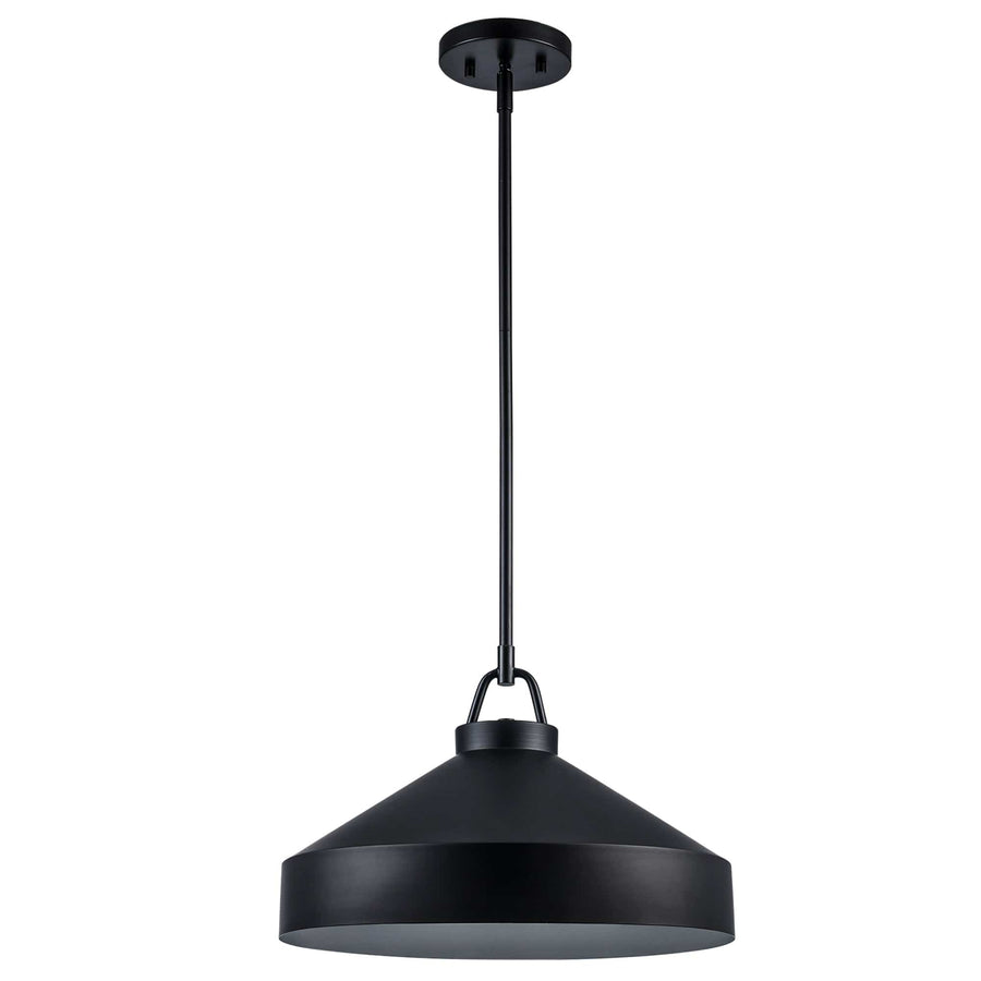 Trans Globe 1-light Lowen Industrial Bucket - Black