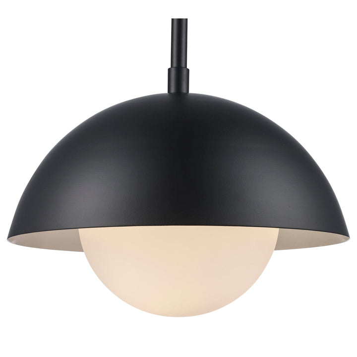 Trans Globe 1-light Maureen Exposed Bulb Metal Shade - Black