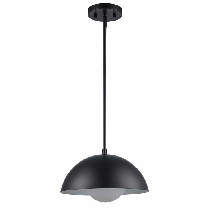 Trans Globe 1-light Maureen Modern Metal Shade And Globe - Black