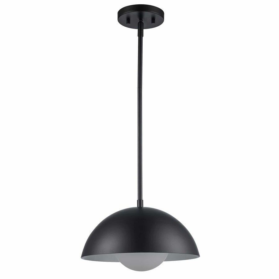 Trans Globe 1-light Maureen Modern Metal Shade And Globe - Black