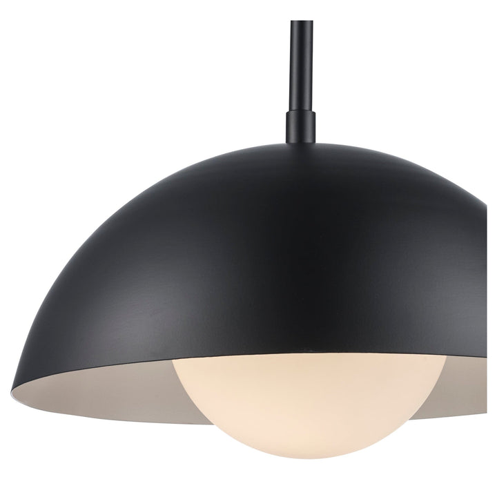 Trans Globe 1-light Maureen Modern Metal Shade And Globe - Black