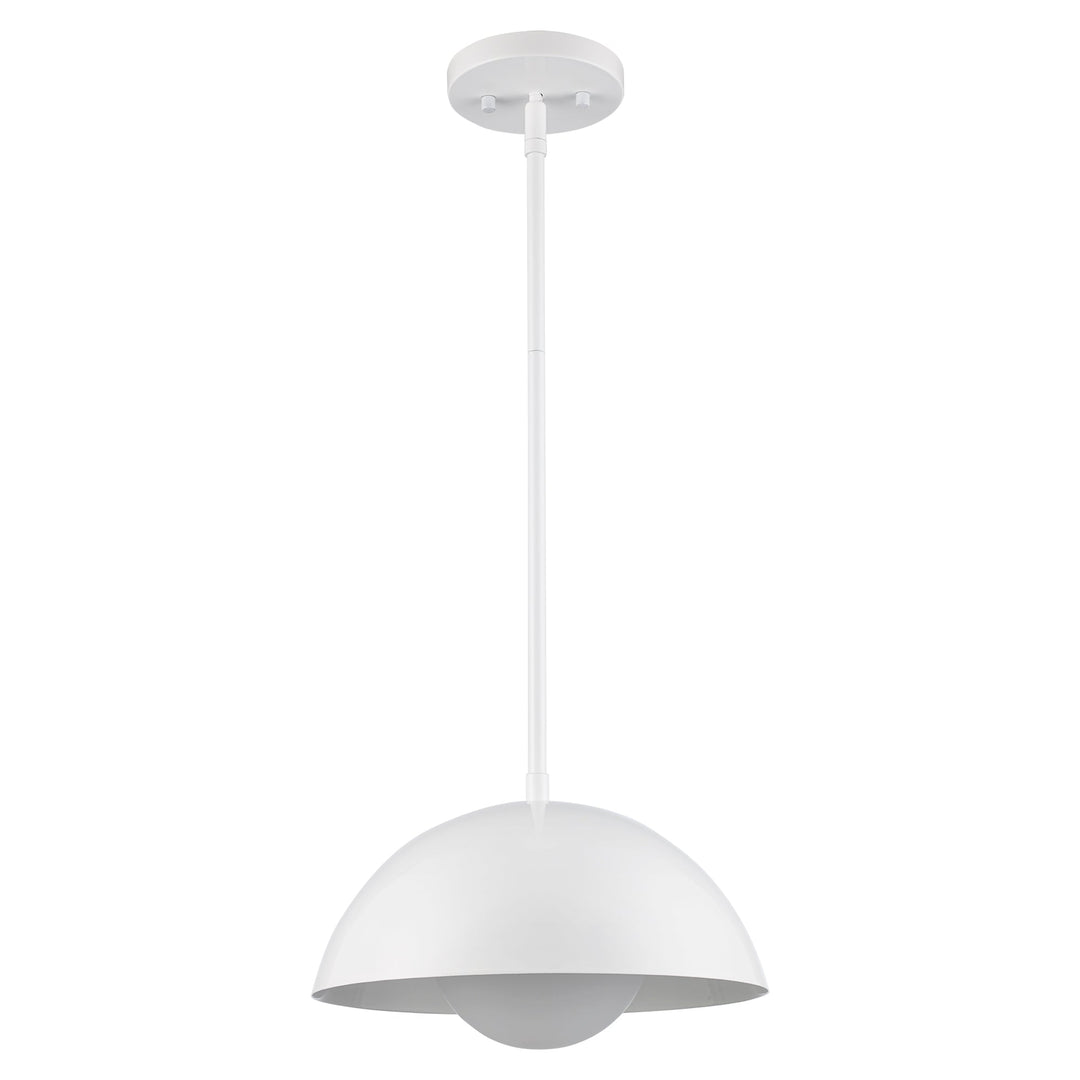 Trans Globe 1-light Maureen Modern Metal Shade And Globe - White