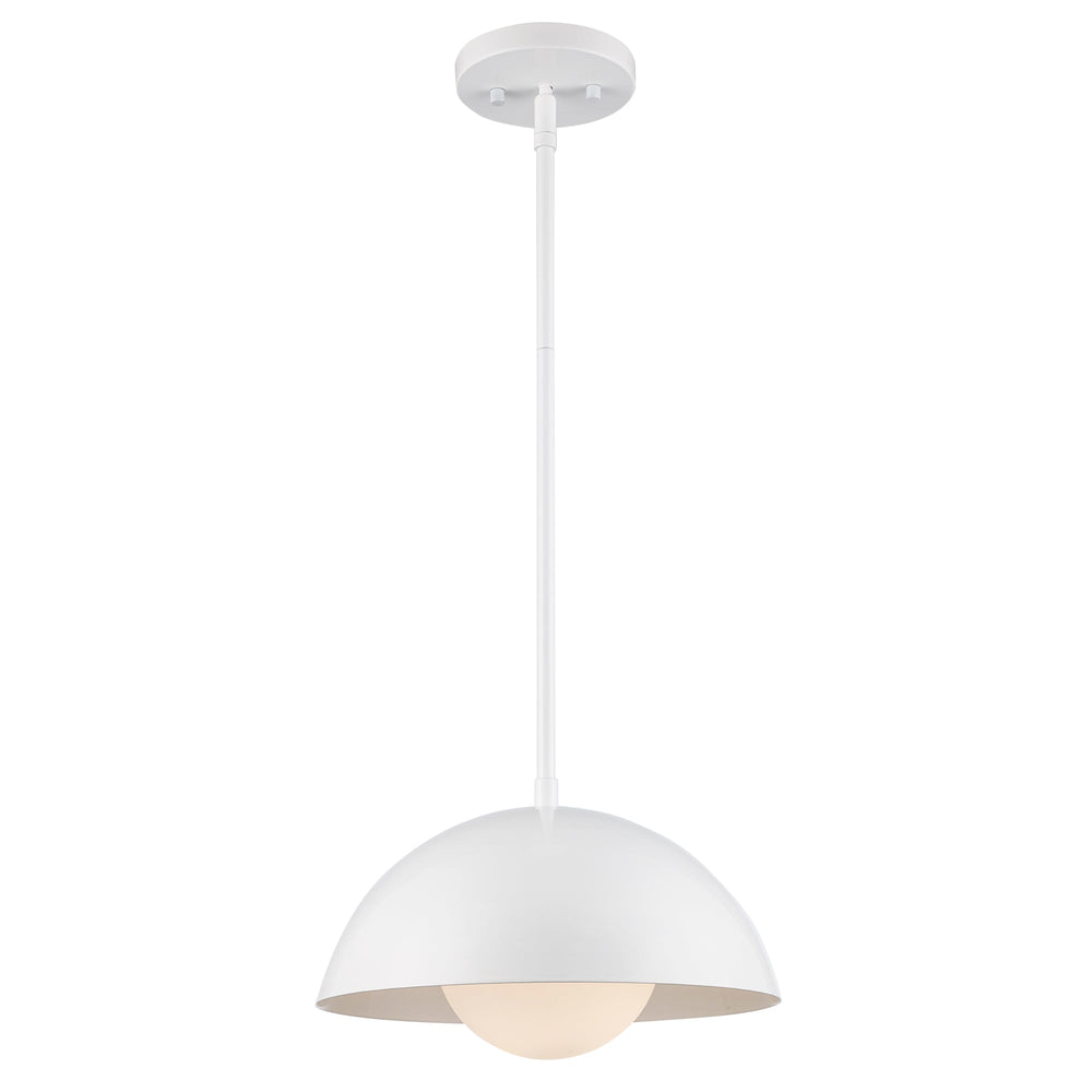 Trans Globe 1-light Maureen Modern Metal Shade And Globe - White