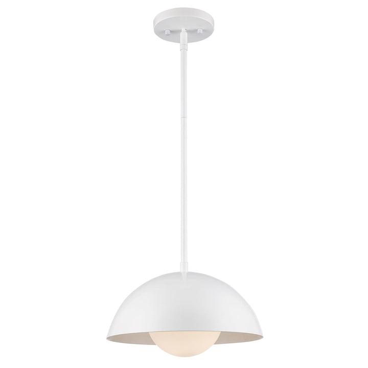 Trans Globe 1-light Maureen Modern Metal Shade And Globe - White