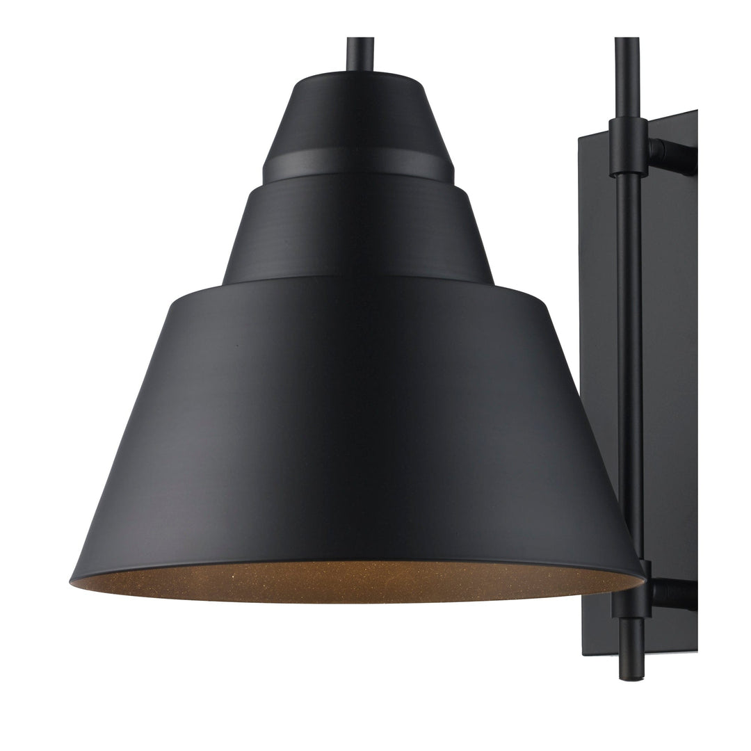 Trans Globe 1-Light Rune Outdoor Wall Light - Black