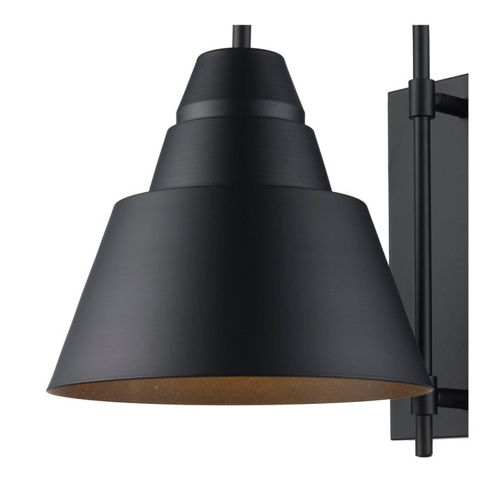 Trans Globe 1-Light Rune Outdoor Wall Light - Black