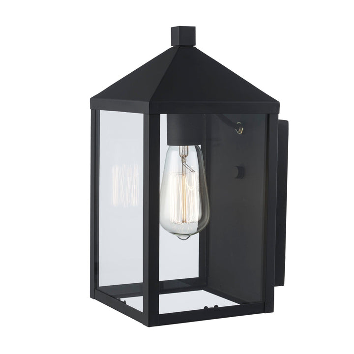 Trans Globe 1-light Storm Wall lantern - Black