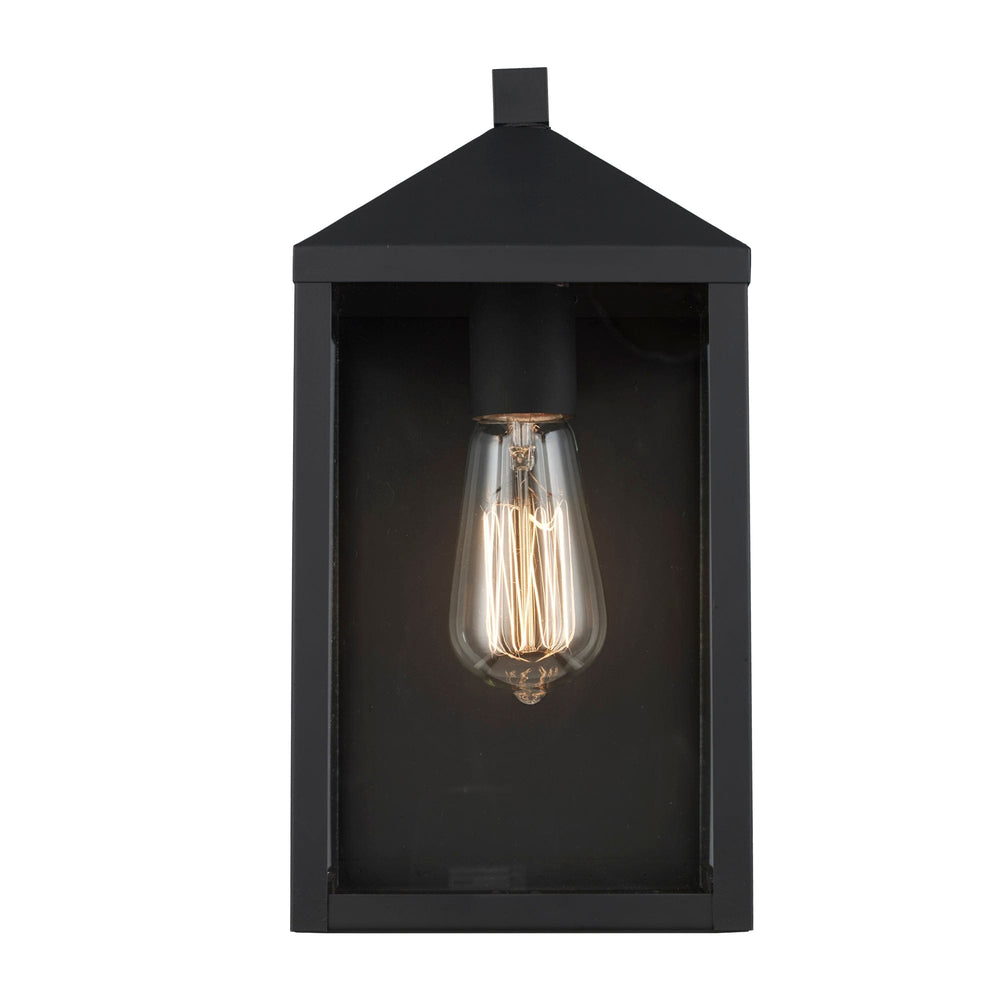Trans Globe 1-light Storm Wall lantern - Black