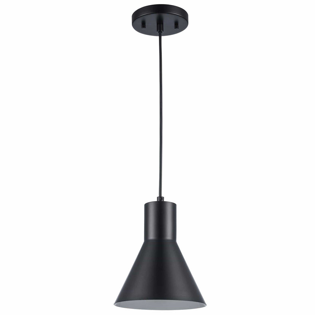 Trans Globe 1 Lt Flared Shade -  Black