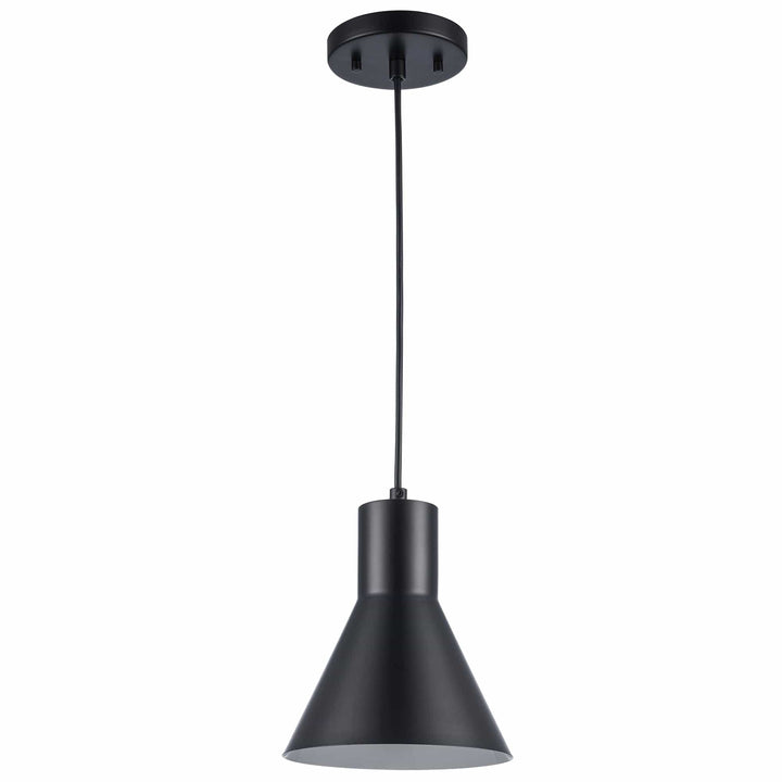 Trans Globe 1 Lt Flared Shade -  Black