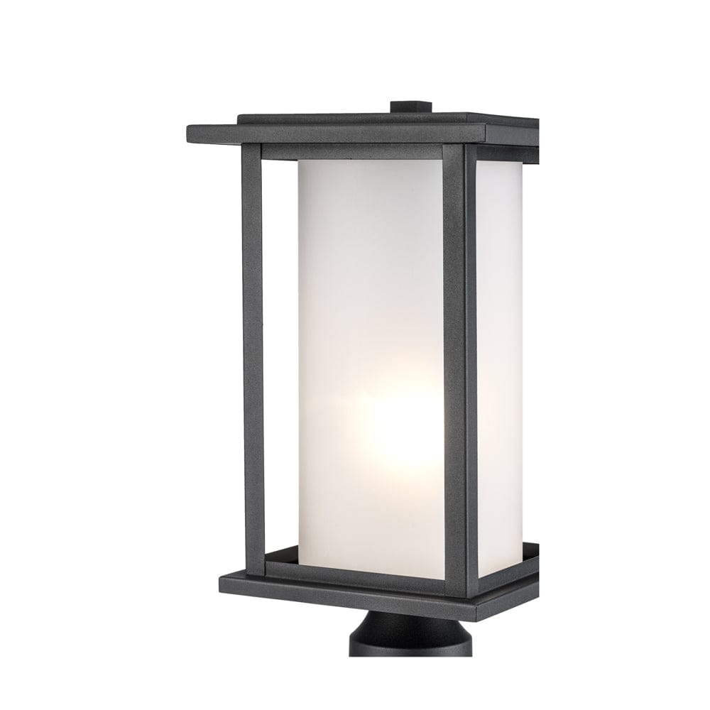 Trans Globe 1 Lt Top  Frosted Inner - Black