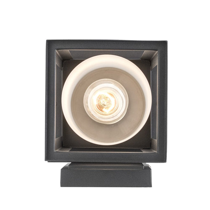 Trans Globe 1 Lt Wall Lanteran Sml Frosted- Black