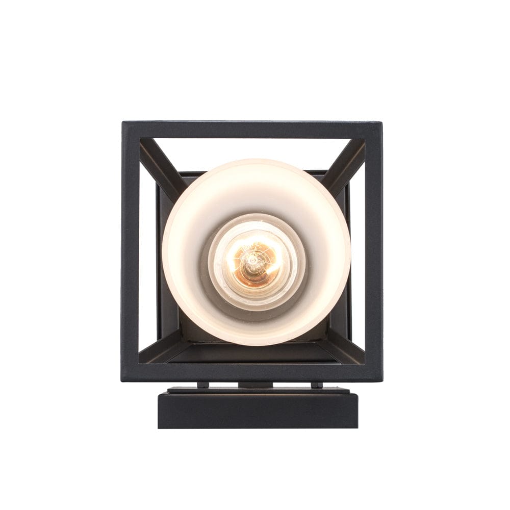 Trans Globe 1 Lt Wall Lantern Inner - Black